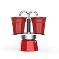 Bialetti Mini Express 'R' Double Serve (2 Cups & 2 Cup Coffee Maker)